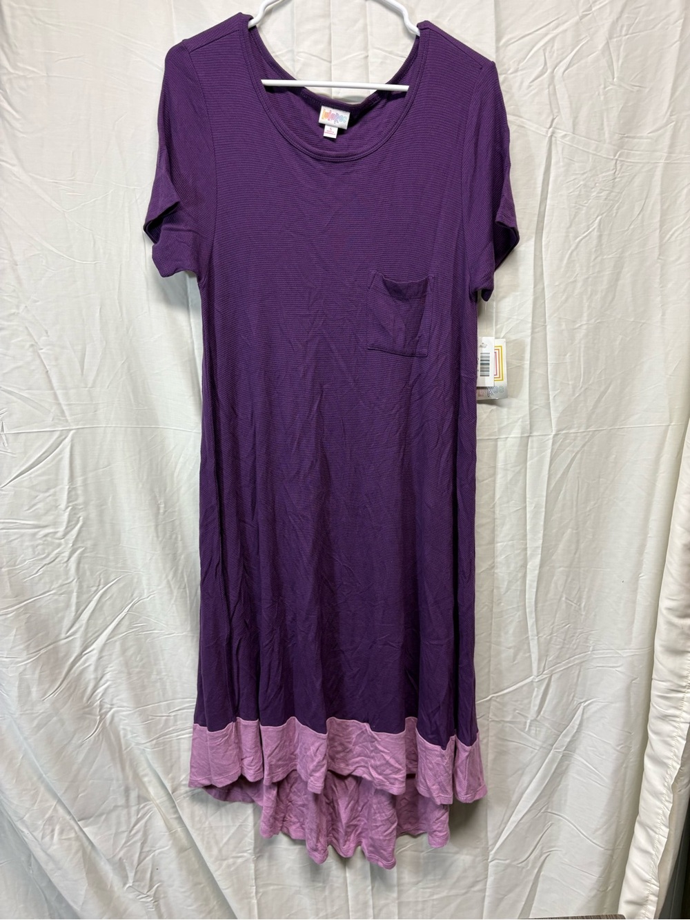 Lularoe Purple Carly Dress Size Small NWT